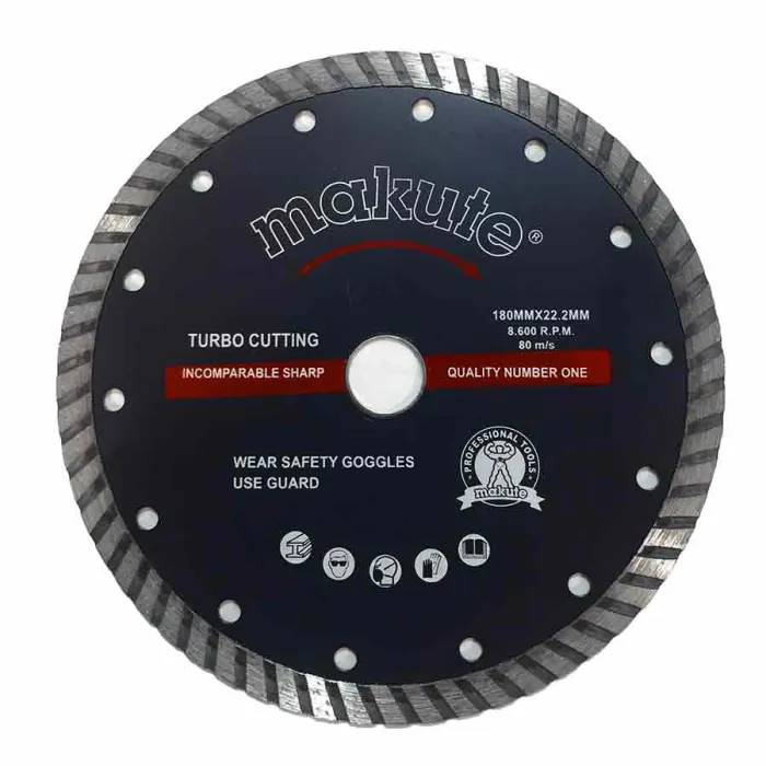 Makute Almaz Disk (180/22 mm) – Tilli (Seqmentli) Beton və Kərpic Kəsən — Bakı