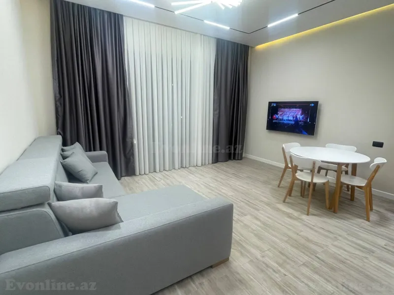 Kirayə verilir 1 otaqlı Mənzil Yeni tikili 58 m² Bakı, Sabunçu r., Sea Breeze — Mənzil, Bakı (3)