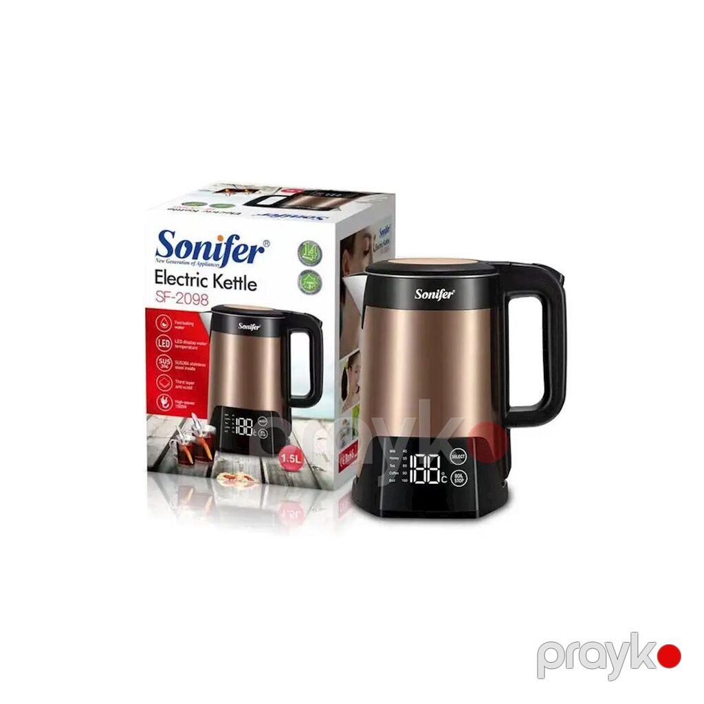 4871 Məhsulun adı: Elektrik çaydan Sonifer SF-2098 Brend: Sonifer — Elektrik çaydanları və termoslar, Bakı (2)