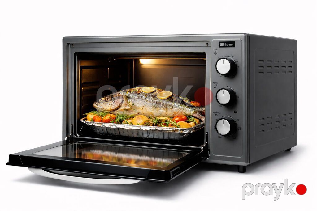 5299 Məhsulun adı: Elektrikli soba Silver ELC-SL20-55, 50 l Brend — Masaüstü plitələr, Bakı (2)