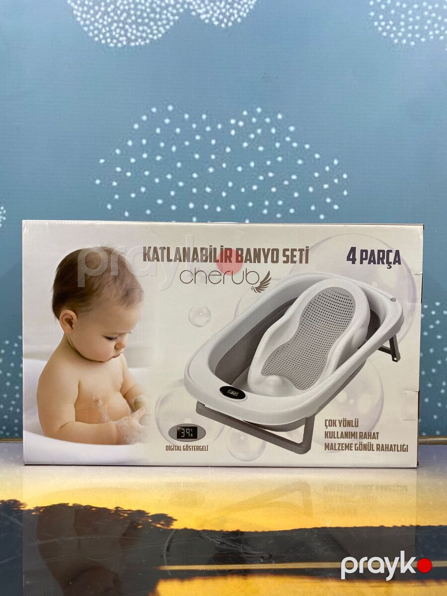 VD 01 4 Lü vanna dəsti termometrli — Pampers və gigiyena, Bakı (9)