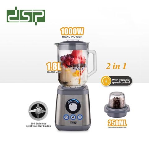 1551 Məhsulun adı: Blender DSP KJ2198, boz Brend: DSP Kateqoriya — Yoboo az — Блендеры, измельчители и миксеры
