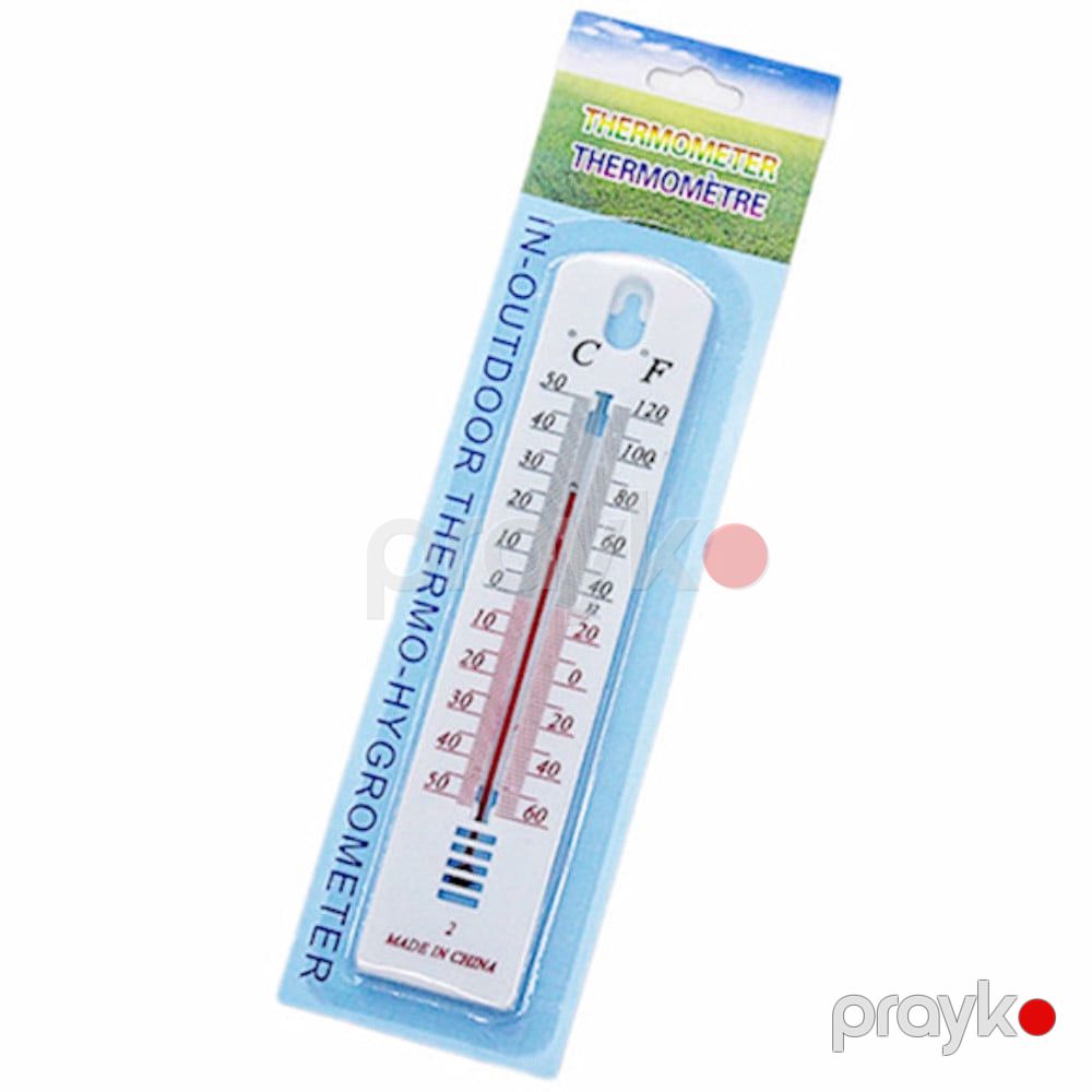 Termohiqrometr universal, analoq, ağ plastik korpus, daxili/xarici istifadə - prm_tt64 — Mallar, Bakı (2)