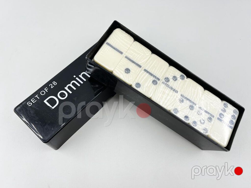 9143 Məhsulun adı: Domino Double SIX, qara, plastik, 28 element — Oyun dəstləri, Bakı (2)