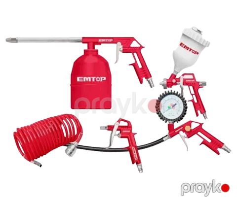 Pnevmatik alətlər dəsti Emtop EATLS0503, 5 parça — Bakı
