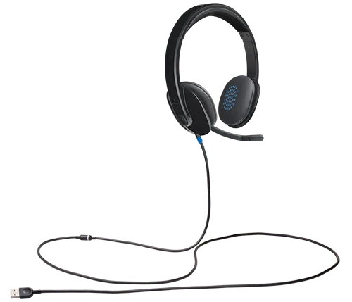 Logitech H540 (981-000480) Corded USB Headset — Qulaqcıqlar, Bakı (3)
