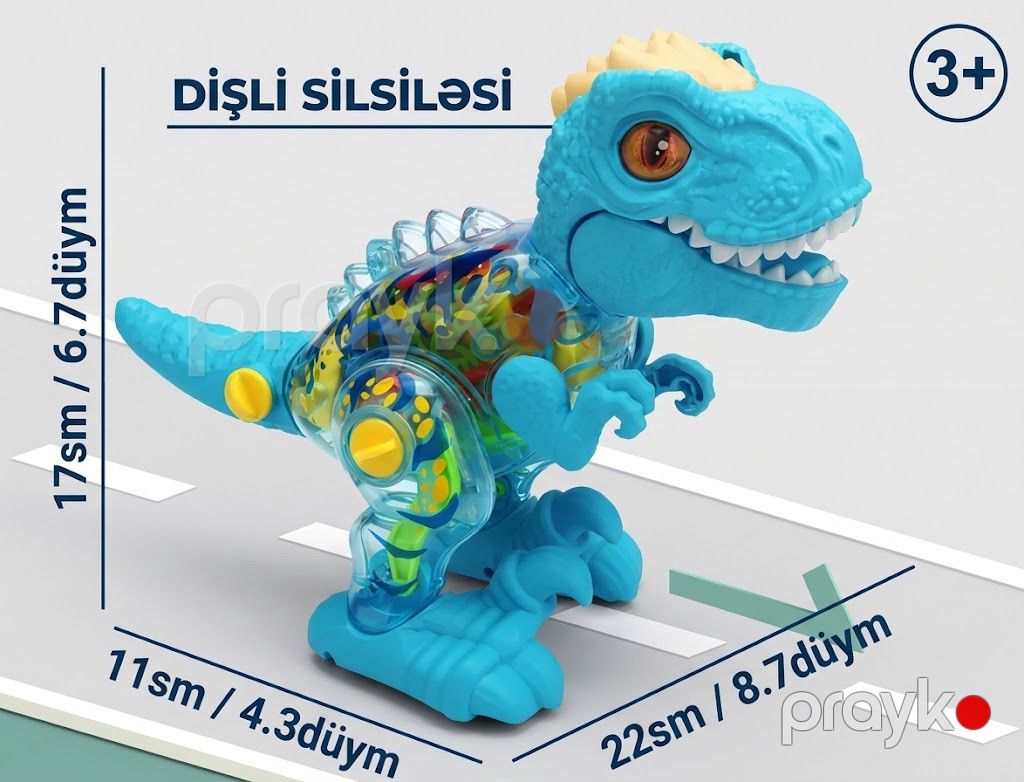 İnteraktiv oyuncaq 33464954 Dinozavr, 6+ yaş, 22x17.5 sm — Mallar, Bakı (2)