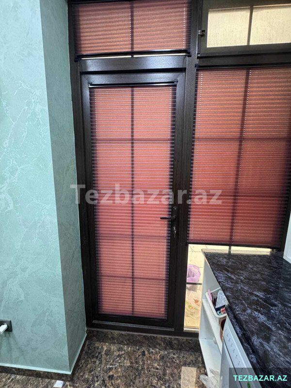 Plisse jalüz pərdə modeli — Təmir xidmətləri, Bakı (3)