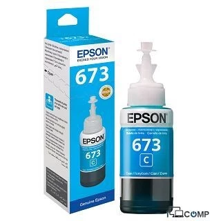 Epson 673 Cyan ink bottle (C13T67324A) — Bakı