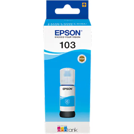 Epson 103 EcoTank Cyan ink bottle (C13T00S24A) — Bakı