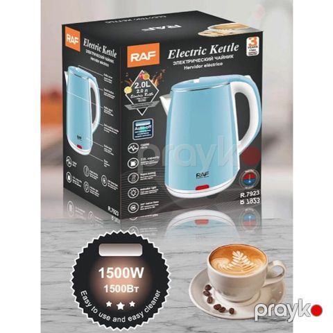 4814 Məhsulun adı: Elektrik çaydan RAF R.7923 Mavi — Bakı
