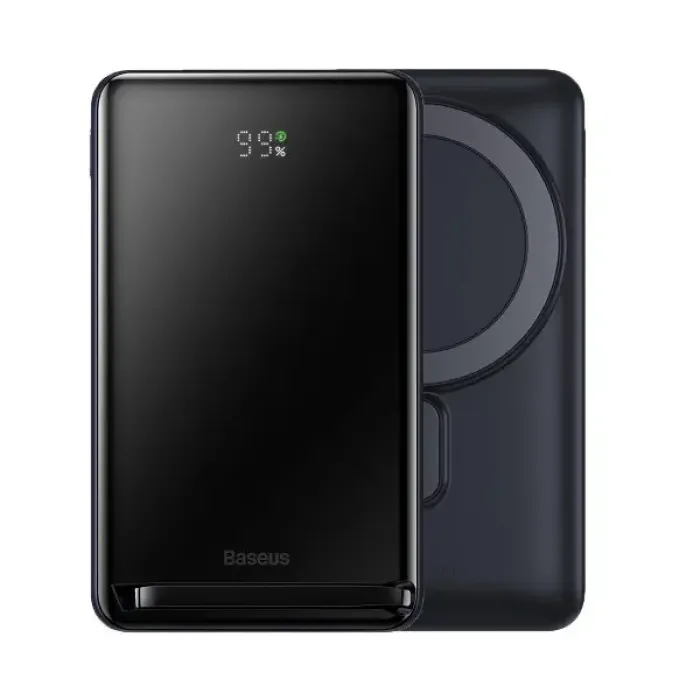Baseus Magnetic Bracket Wireless Power Bank 10000mAh 20W PPCXZ10 — Bakı