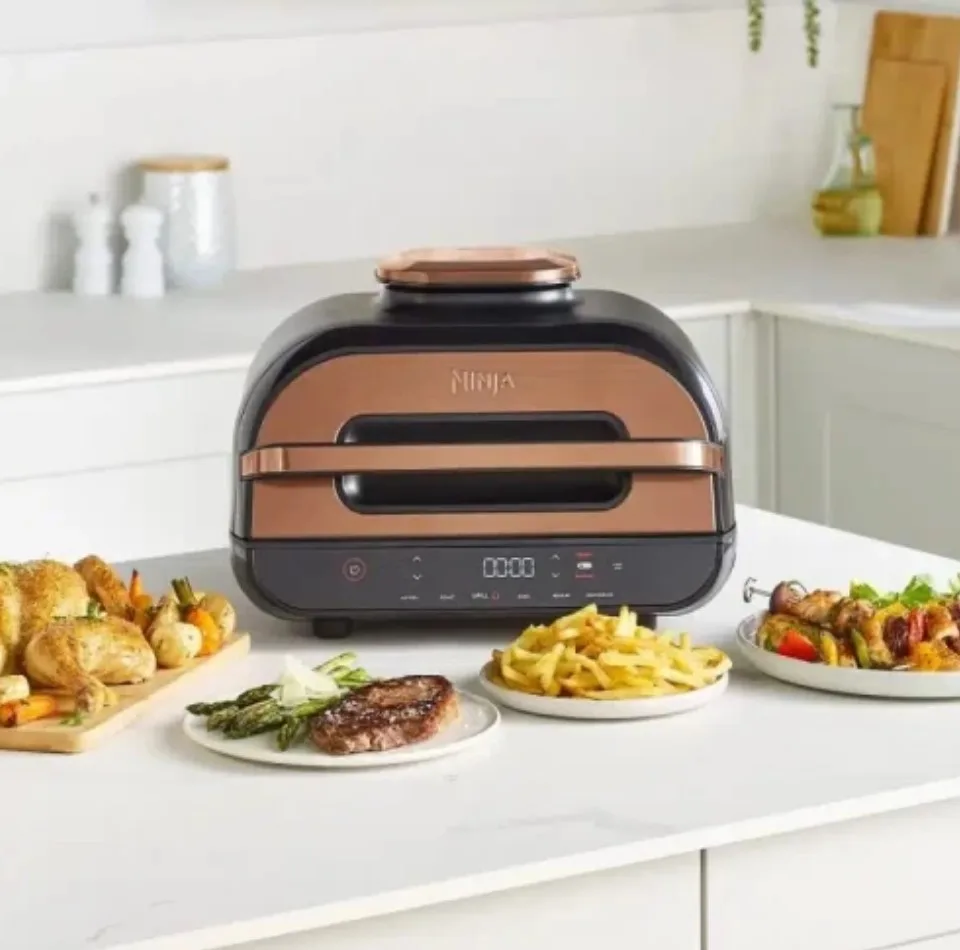 Air Fryer Ninja Foodi Max Health Grill & Air Fryer Gold — Mallar, Bakı (3)