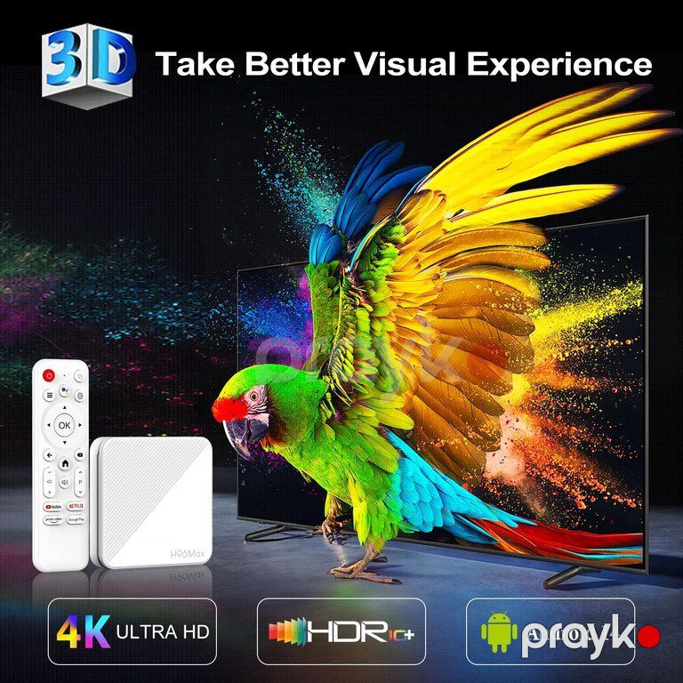 TV Box "H96MAX Ultra Android 14" 5G 4K — TV və Video, Bakı (3)