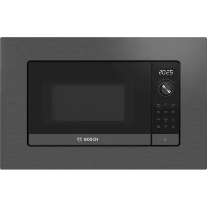 Quraşdırılan mikrodalğalı soba Bosch BEL623MD3 20L Qril Elektromexaniki Paslanmayan Polad/Qara — Bakı