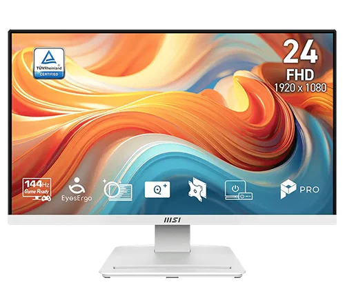 MSI PRO MP241W E14V 24-inch FHD 144Hz White Gaming Monitor — Bakı