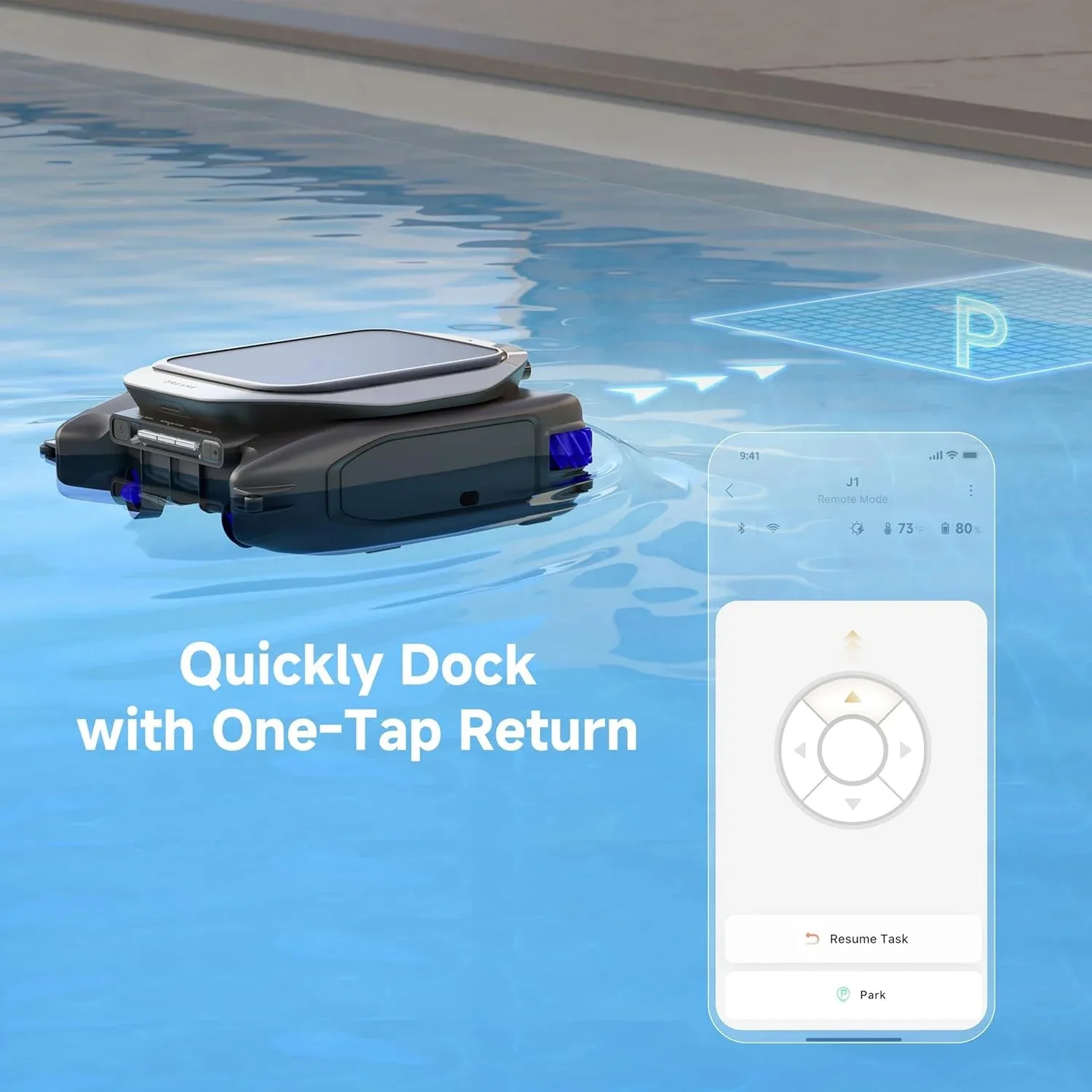 Hovuz robotu Dreame Robotic Pool Skimmer J1 PNUJ4110) — Mallar, Bakı (3)