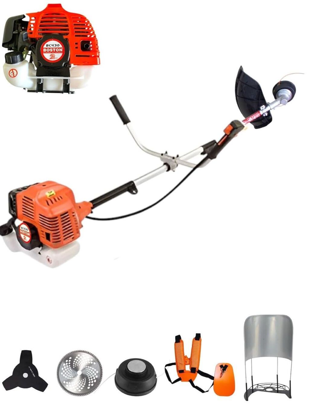 1227 Məhsulun adı: Benzinli trimmer Rubin 520 3800W Brend: Rubin — Çim biçicilər və trimmerləri, Bakı
