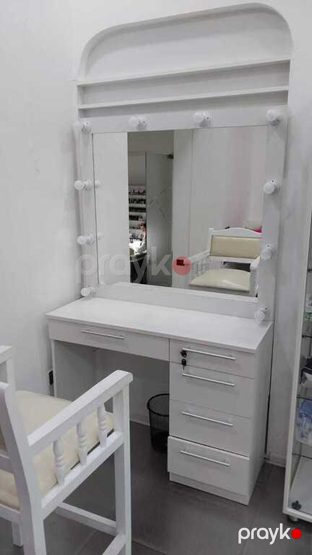 Salon güzgüsü Fabrik istehsalı makiyaj / vizaj / gözəllik salonu — Salon mebeli, Bakı (8)