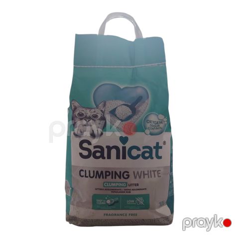 Pişik tualeti üçün doldurucu Sani Cat White, ətirsiz, 10 l — Bakı