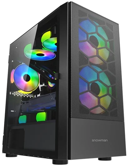 X-Force CS077 Black Gaming Case — Bakı