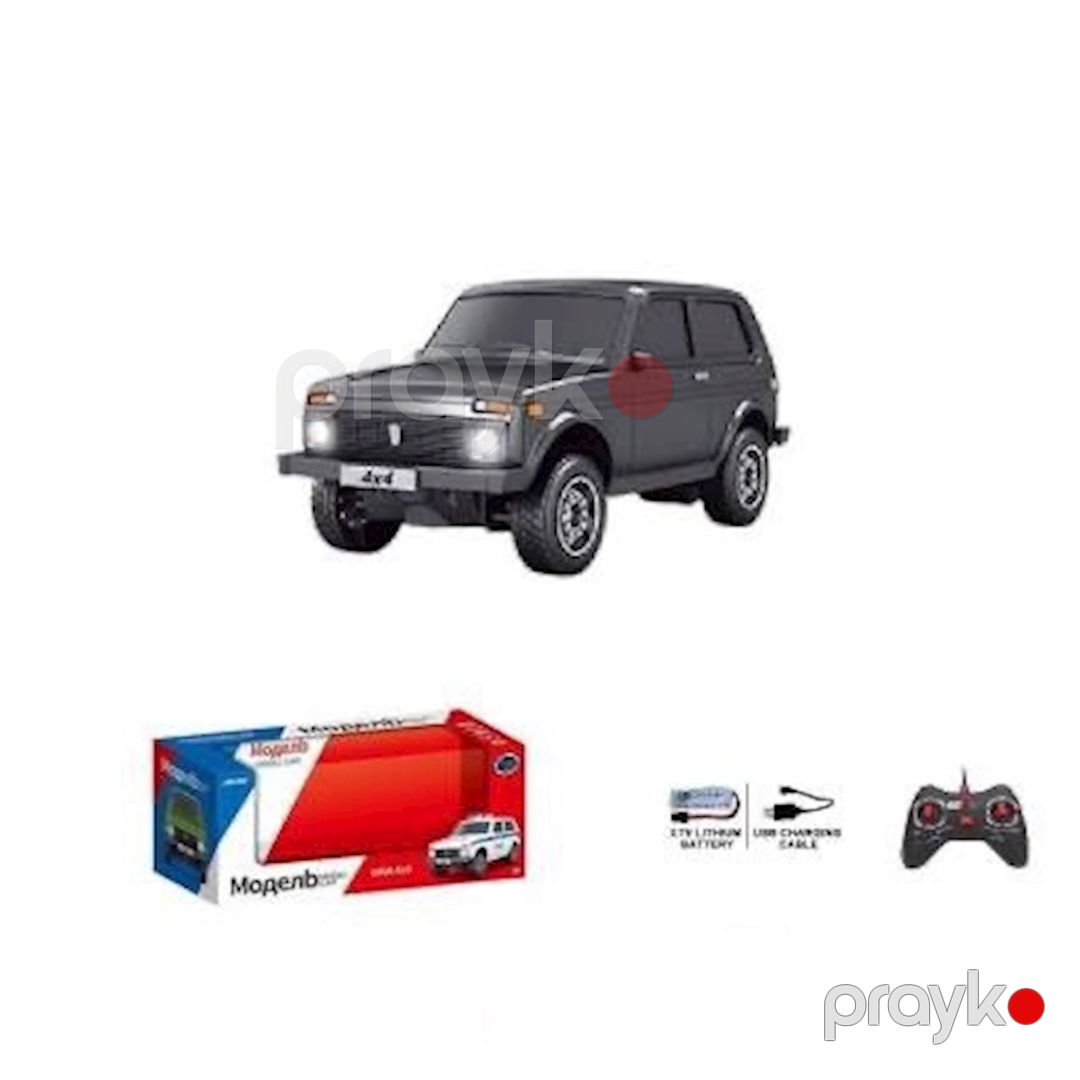 Radio ilə idarə olunan maşın Jimyoo JY-4023 Lada Niva, qara — Mallar, Bakı (2)