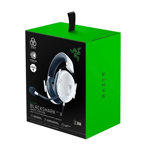 Razer Blackshark V2 X White Ed. Gaming Headset — Bakı