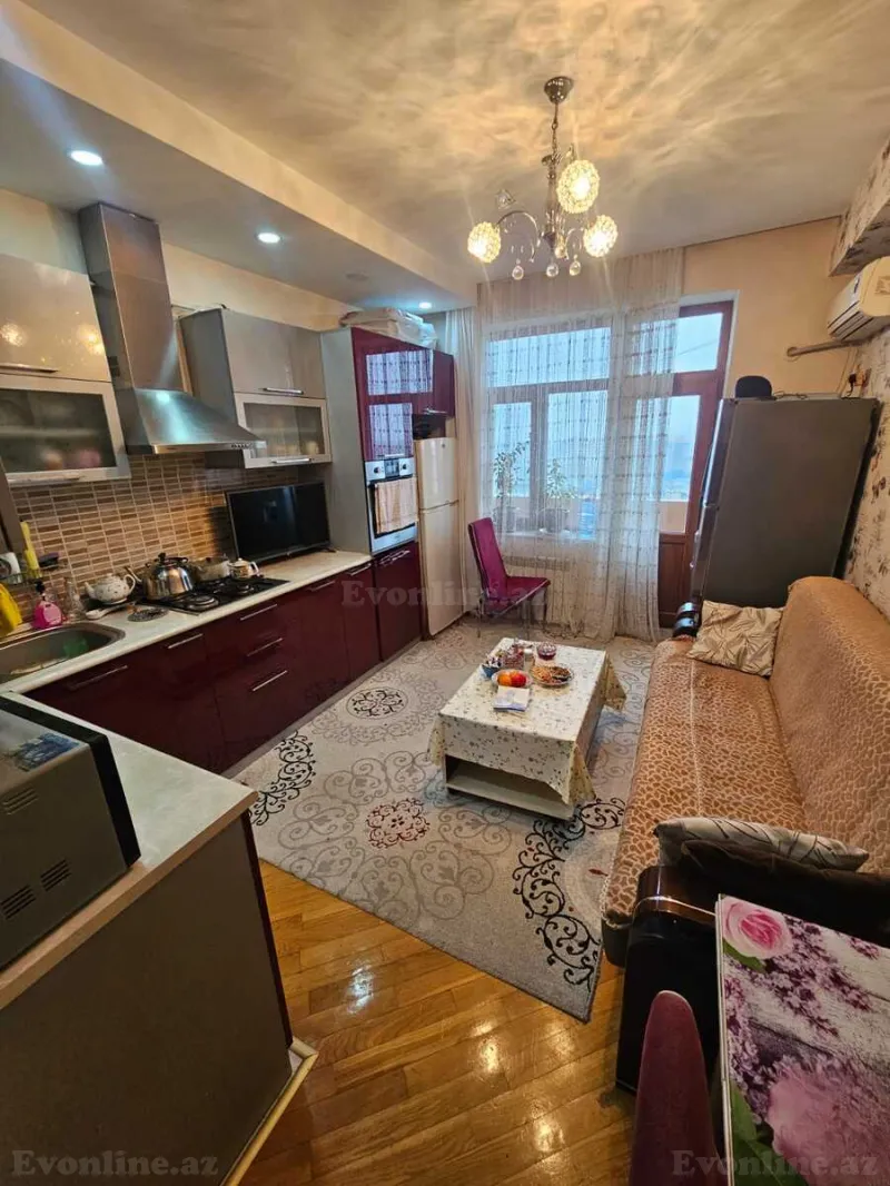 Satılır 2 otaqlı Mənzil Yeni tikili 105 m² Bakı, Nizami r., Qara Qarayev m., 8-ci kilometr — Mənzil, Bakı (5)