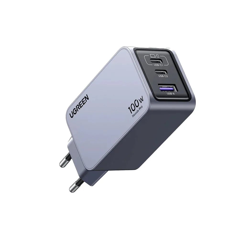 Adapter başlığı Ugreen Nexode Pro 100W 3-Port GaN Fast Charger Set EU — Bakı
