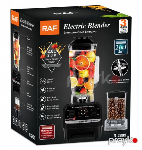 1747 Məhsulun adı: Blender RAF R.2809, 2.5 l Brend: RAF Kateqoriya — Bakı