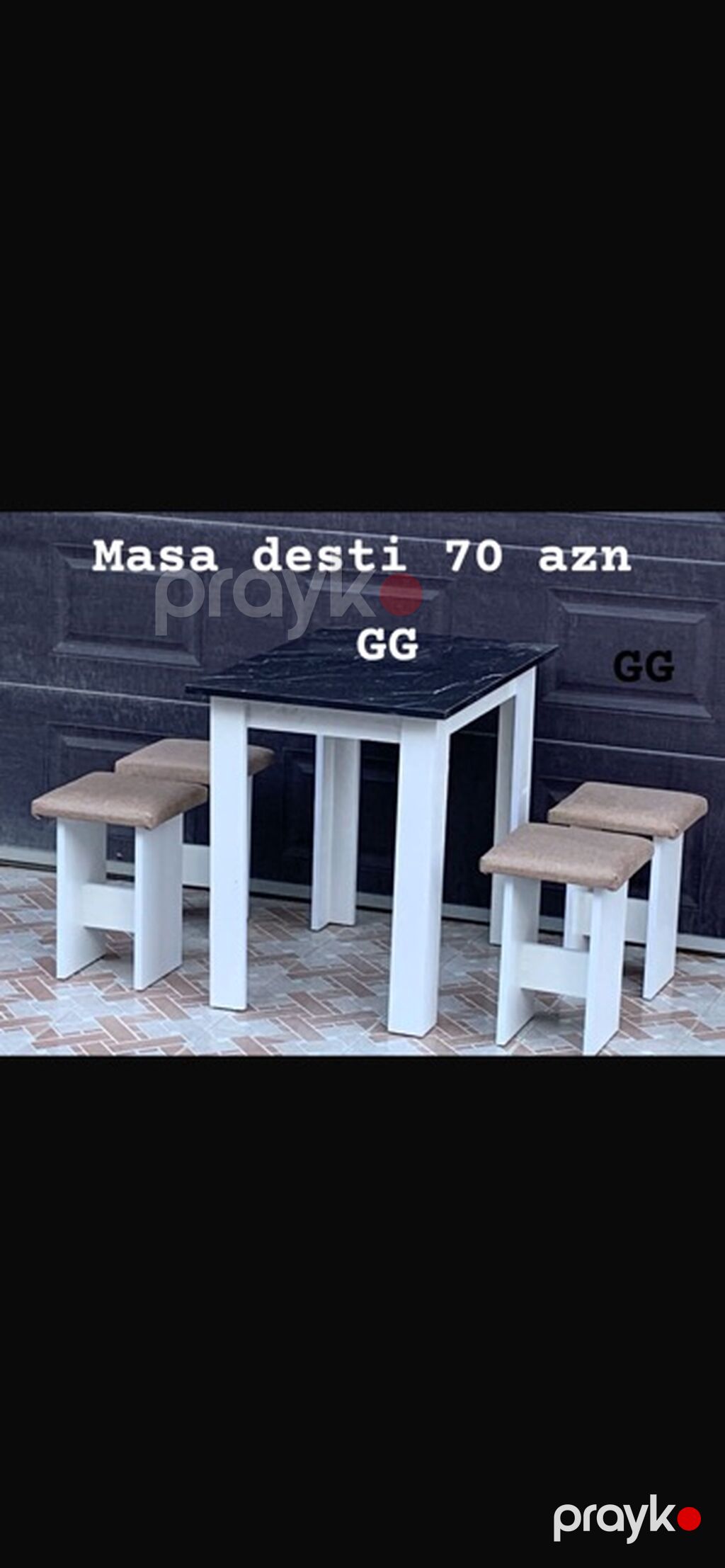 Mebel kateqoriyası – masa və oturacaq dəstləri 1) 4 nəfərlik yemək — Masalar və stullar, Bakı (9)