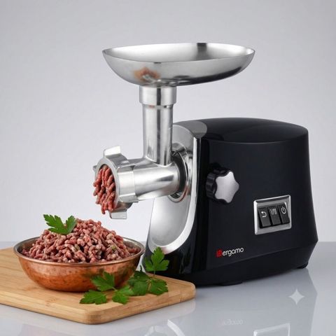6101 Məhsulun adı: Ətçəkən maşın Bergamo ON.260025 3600 Vt 2 — Yoboo az — Meat grinders and attachments