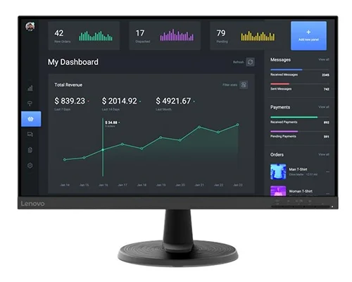 Lenovo C24-40 (63DCKAT6EU) 24-inch FHD Monitor — Bakı