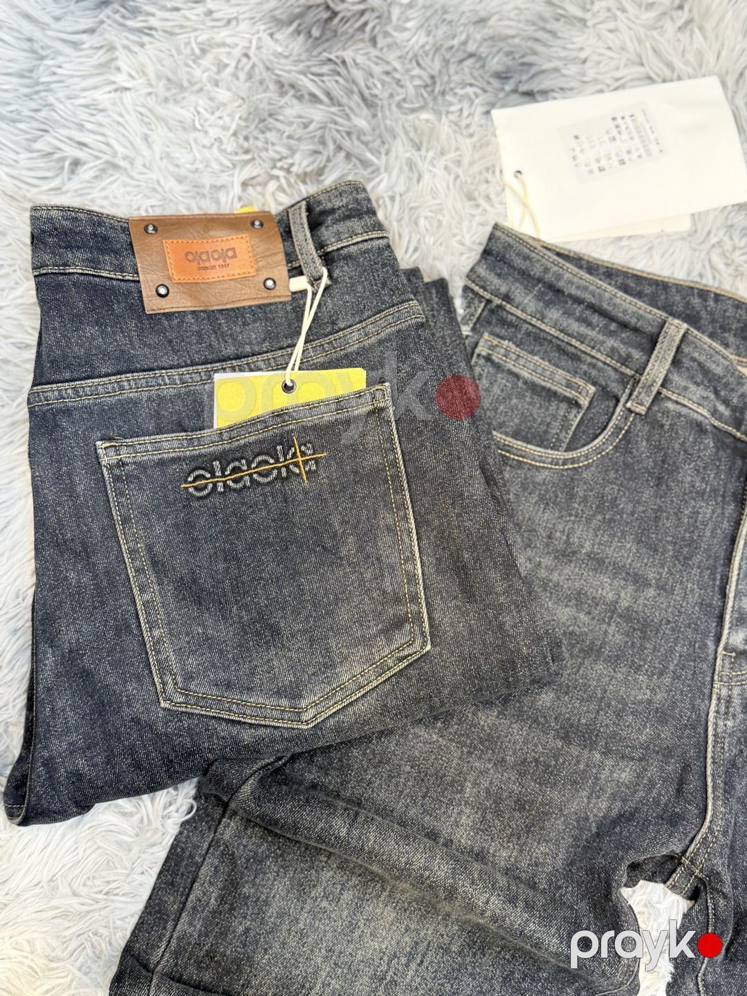 Kişilər üçün dar biçimli cins S11131, göy, pambıq/elastan, ölçü 36 — Mallar, Bakı (2)