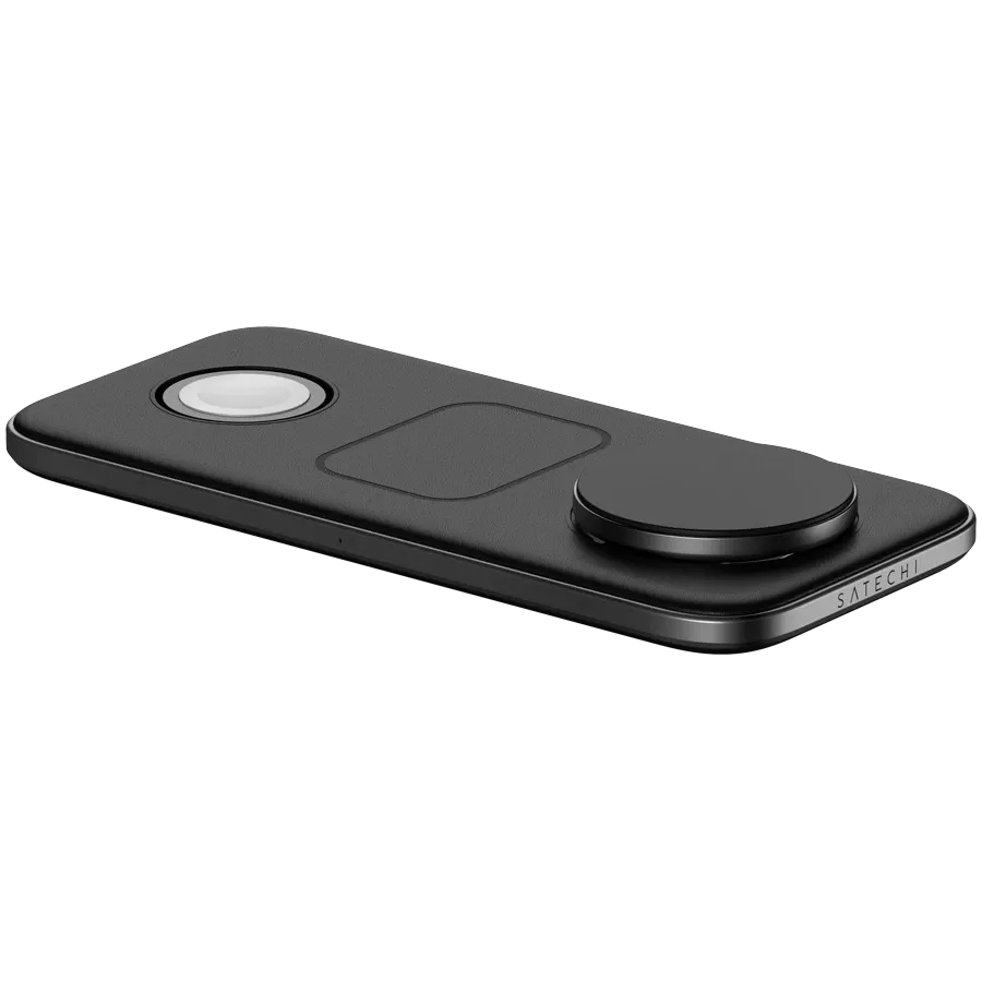 Enerji toplama cihazi Satechi Qi2 Trio Wireless Charging Pad with Type A,C,G plugs — Mallar, Bakı (5)