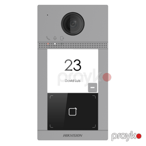 Hikvision 1 düyməli metal çağrı paneli (DS-KV8113-WME1(C)) — Bakı