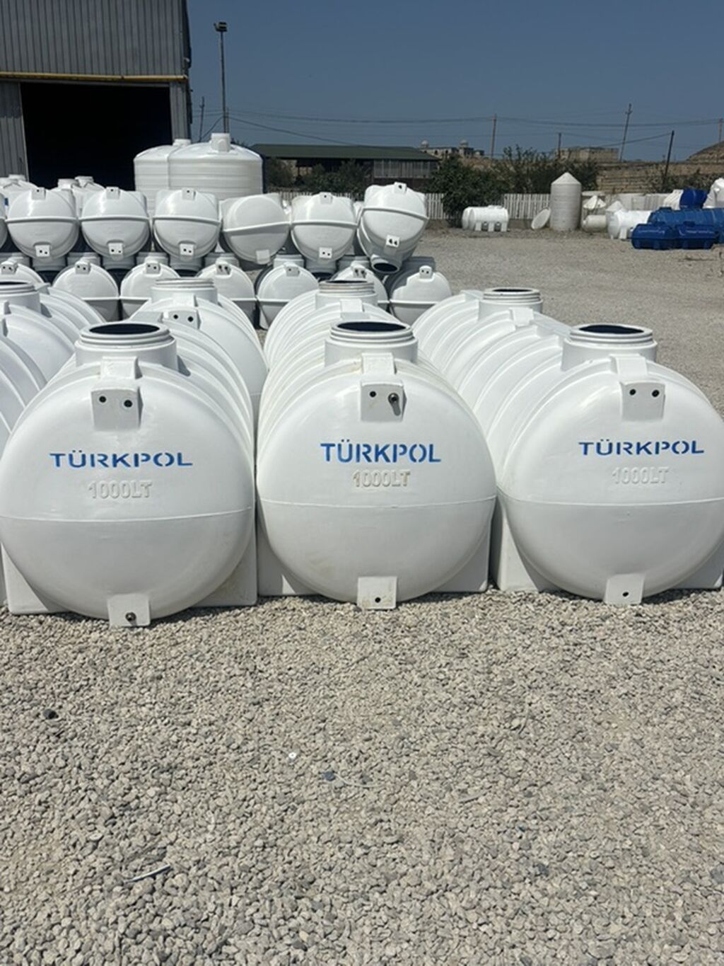 Türkpol horizontal su çəni – 1500 lt həcm variantları — Su çənləri, kanisterləri, bochkalar, Bakı (5)
