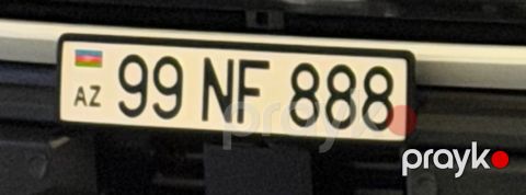 Avtomobil qeydiyyat nişanı - 99-NF-888 — Bakı