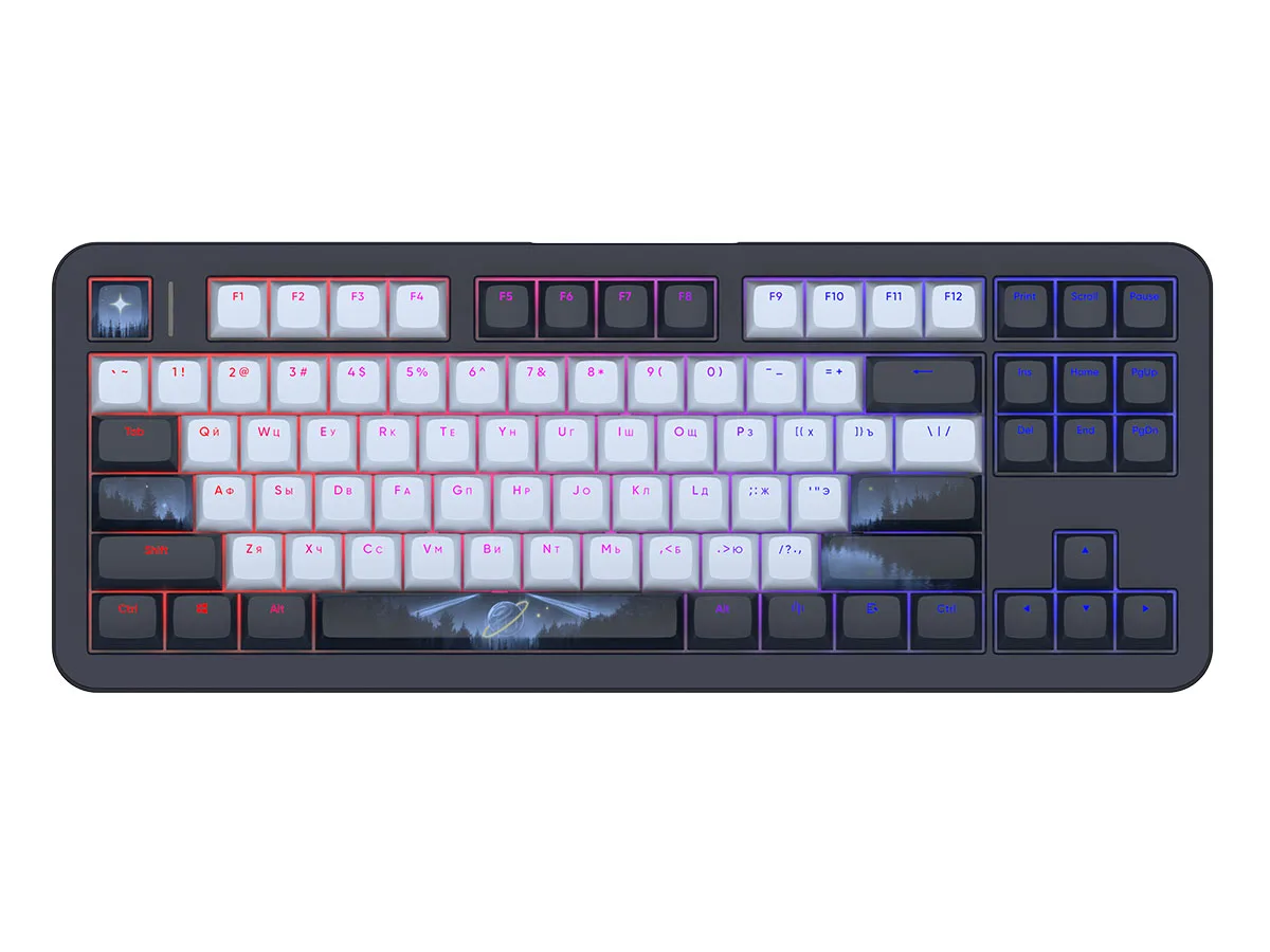 Wired keyboard Red Square Alumix TKL Classic Serenity [g3ms Aquamarine] (RSQ-20053) Black — Bakı