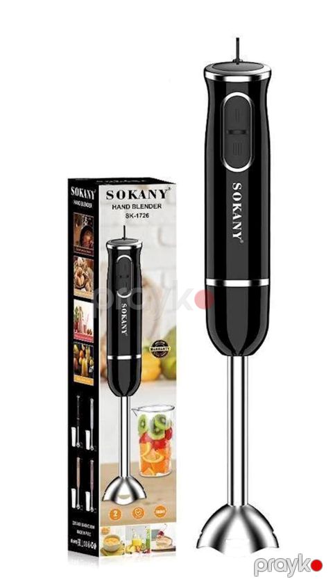 1864 Məhsulun adı: Blender Sokany SK-1726 Black Brend: Sokany — Bakı