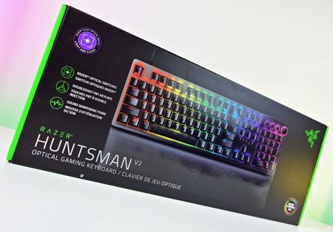 Razer Huntsman V2 Gaming Tastatur (Purple Switch) — Bakı