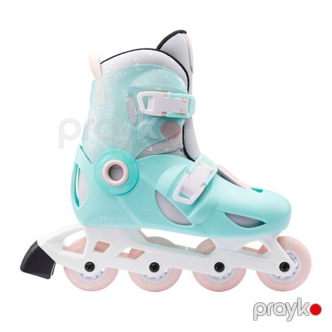 Детские роликовые коньки Decathlon Dec_4536703, зеленый, размер 32-34 — Bakı