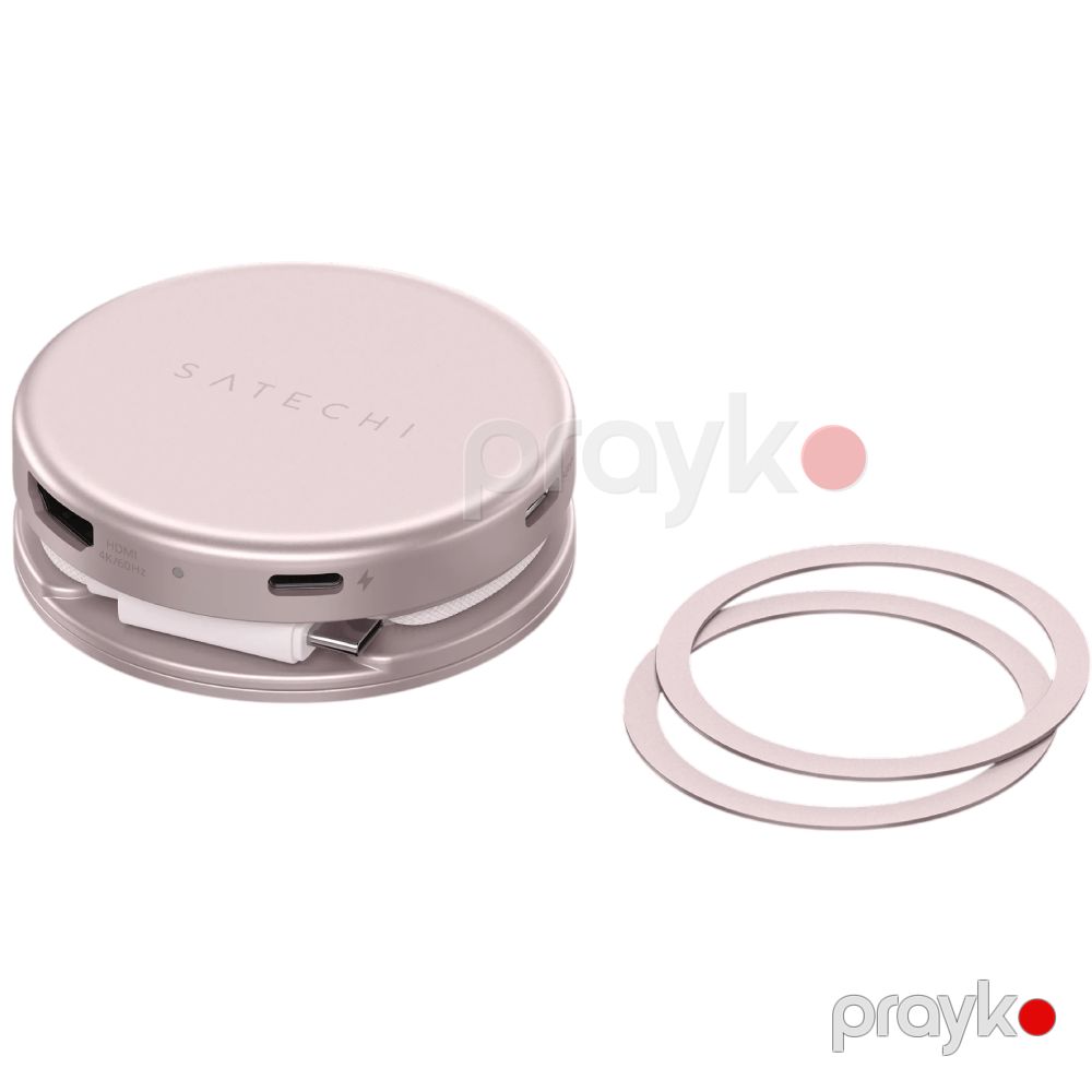 USB Hub Satechi OntheGo 5in1 USB Type-C ST-POTG5P Blush — Kabelləri, adapterlər və keçidçilər, Bakı (2)
