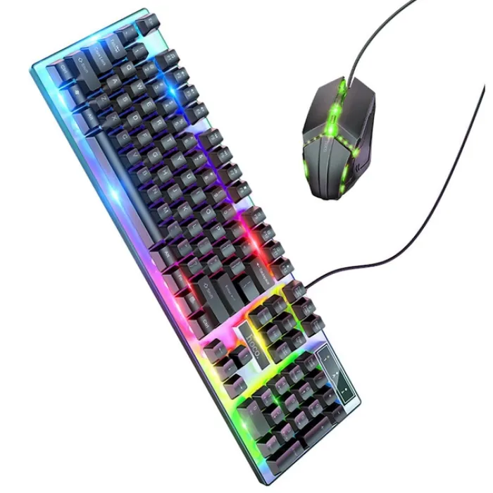 Hoco GM18 Simli Klaviatura və Siçan Dəsti Gaming LED USB — Mallar, Bakı (2)
