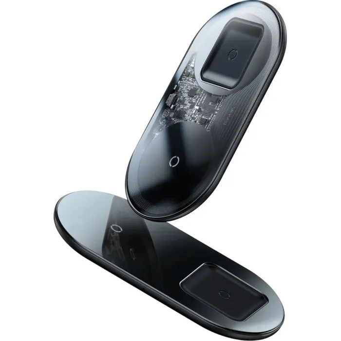 Baseus Simple Pro 2-in-1 BS-W508 WXJK-CA02 Simsiz Şarj Cihazı — Bakı