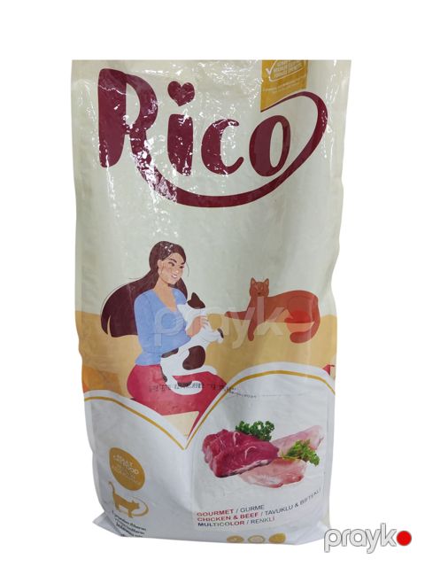 Quru yem pişiklər üçün Rico, quzu əti ilə, 1 kq — Bakı