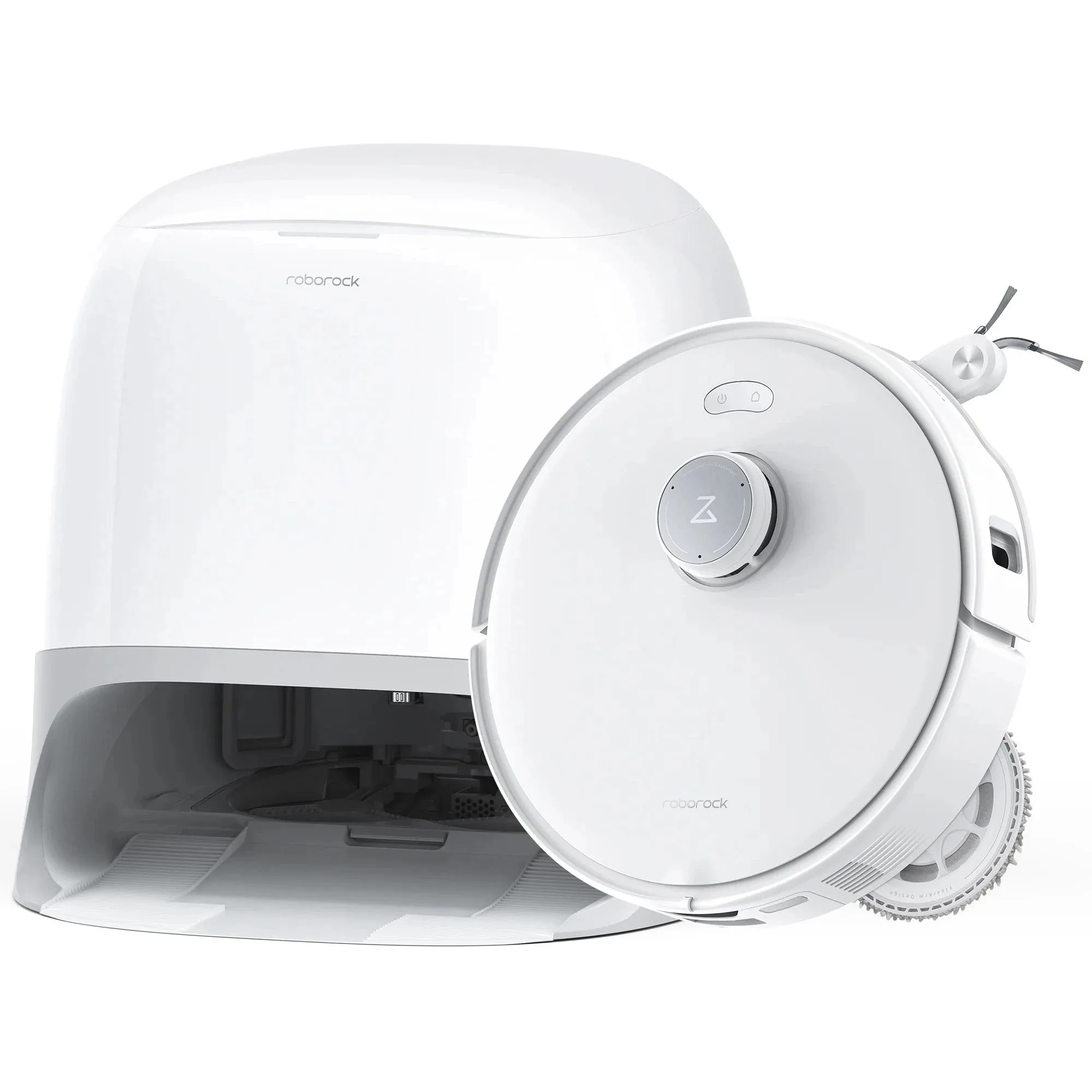 Robot tozsoran Roborock Qrevo CurvC White — Robot tozsoran, Bakı (3)