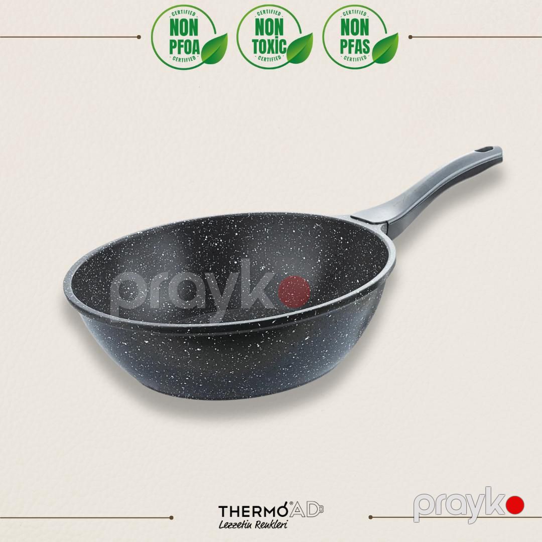 Tava vok Thermoad, qranit, qara, 28 sm — Mallar, Bakı (2)