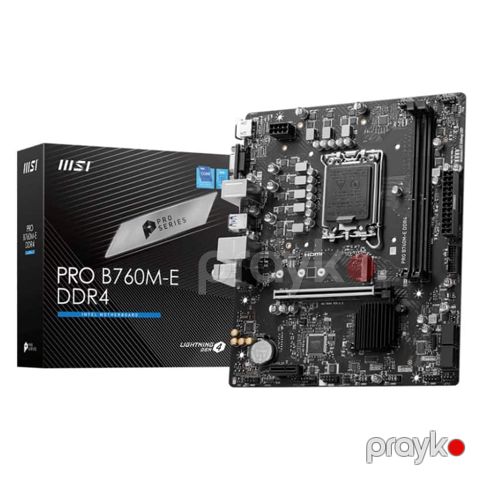 Ana plata MSI PRO B760M-E DDR4 (911-7D47-025) — Bakı