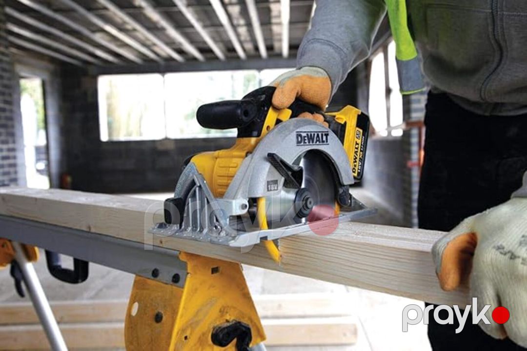 Akkumulyatorlu dairəvi mişar "Dewalt DCS391M2" — Təmir və inşaat, Bakı (3)